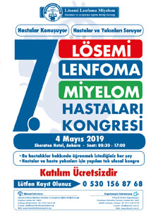 7. Lösemi Lenfoma Miyelom Hastaları Kongresi